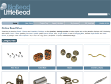 Tablet Screenshot of bigbeadlittlebead.com